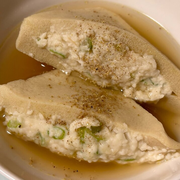 魚のすり身入り高野豆腐の煮物♪